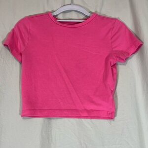 Bright Pink Crop Top